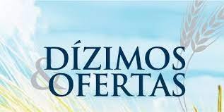 Doações dízimos e ofertas